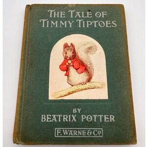 The Tale of Timmy Tiptoes Beatrix Potter Vintage 1939